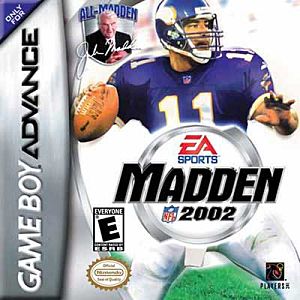 Madden 2002 Nintendo Game Boy Advance GBA